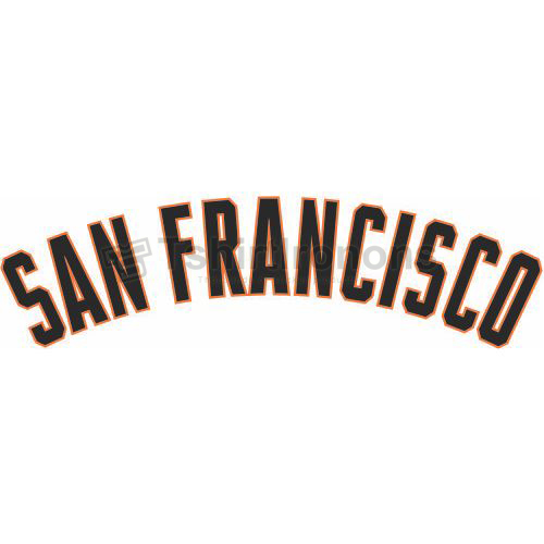 San Francisco Giants T-shirts Iron On Transfers N1904